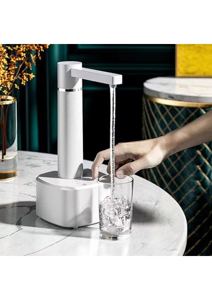 1200 Mah Beyaz Otomatik Elektrikli Su Sebili USB Namlulu Su Pompası Su Şişesi Galon Içme Suyu Şişesi Anahtarı Su Arıtma Aletleri (Yurt Dışından) fiyatları