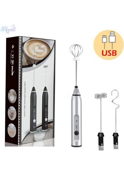 Şerit Kablosuz Süt Köpürtücüler Elektrikli El Blenderi USB ile Elektrikli Mini Kahve Makinesi Kahve Cappuccino Krema Için Çırpma Karıştırıcı (Yurt Dışından) fırsatları