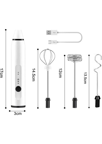 Şerit Kablosuz Süt Köpürtücüler Elektrikli El Blenderi USB ile Elektrikli Mini Kahve Makinesi Kahve Cappuccino Krema Için Çırpma Karıştırıcı (Yurt Dışından) indirimleri