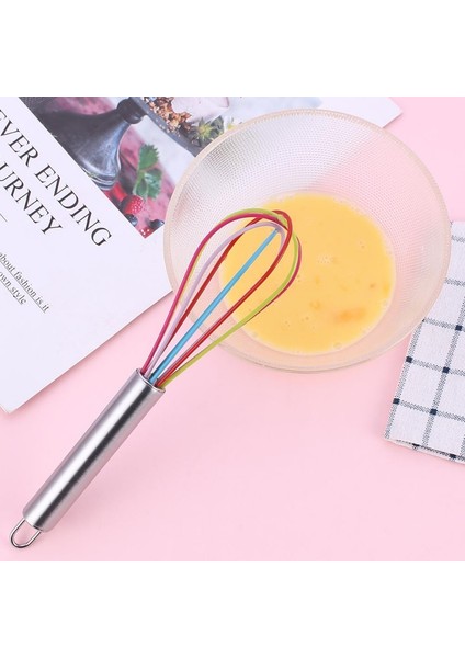 M 1 Adet Içecek Çırpma Mikser Yumurta Çırpıcı Silikon Yumurta Çırpıcılar Mutfak Gereçleri El Yumurta Mikseri Pişirme Köpürtücü Wisk Pişirme Blender (Yurt Dışından) fiyatları