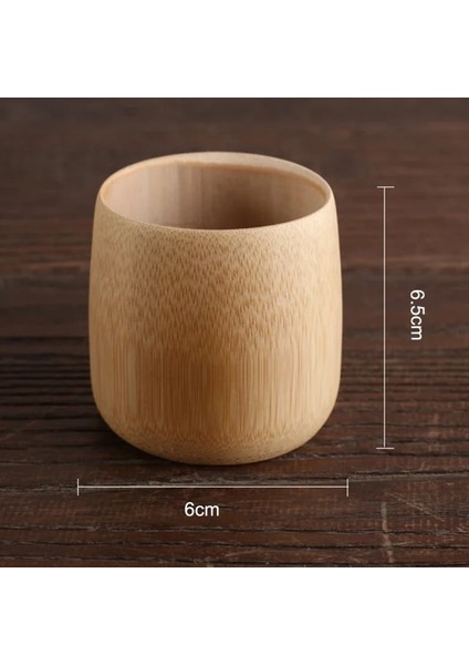 A1 Doğal Bambu Içme Fincan Çay Bira Eski Kahve Suyu Süt Fincan Japonya Tarzı Ahşap Fincan Kahvaltı Bira Süt Drinkware (Yurt Dışından)