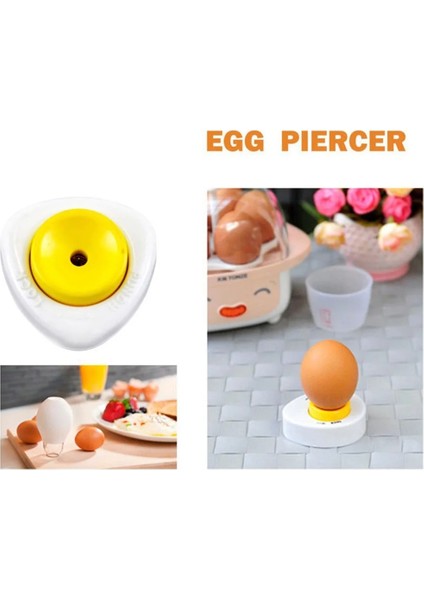 Yaratıcı Yumurta Delici Delik Ayrı Fırın Araçları Yumurta Puncher Delici Kilitli Yumurta Bölücüler Pişirme Gereçleri Mutfak Aksesuarları (Yurt Dışından)