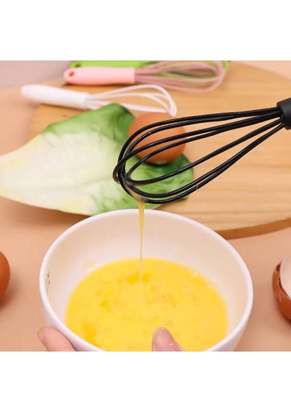 Green-A Mini Manuel Yumurta Çırpıcı Paslanmaz Çelik Silikon Çok Fonksiyonlu Çırpma Manuel Mikser Yumurta Aracı Dayanıklı Ev Mutfak Aletleri (Yurt Dışından)