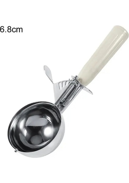 6.8 cm Dondurma Kaşık Paslanmaz Çelik Dondurma Kazıcı Meyve Püre Kaşığı Dondurma Topu Makinesi Kepçe Dondurma Kaşığı Mutfak Aracı (Yurt Dışından) fiyatları