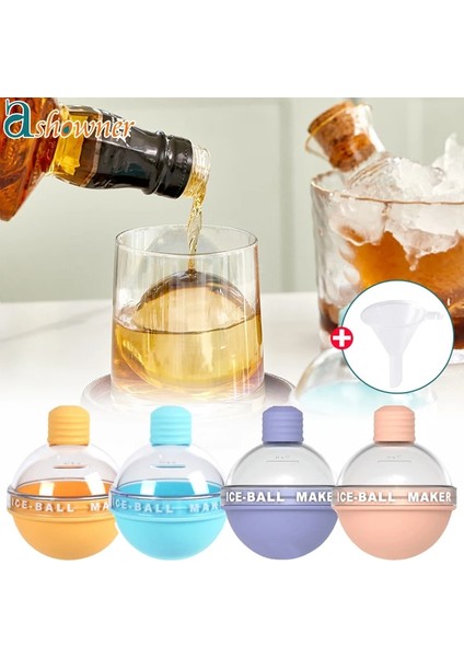 1 Pc Turuncu Yaratıcı Buz Topu Kalıp Viski Küresel Buz Küpü Ampuller Buz Kalıp Gıda Sınıfı Silikon Buz Küpü Topu Makinesi Kalıp Bar Araçları (Yurt Dışından)