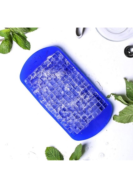 Temizle Yeni 160 Izgara Silikon Buz Küpü Makinesi Katlanabilir Buz Küpü Tepsi Mini Kare Buz Küpü Silikon Kalıp Buz Yapım Makinesi Mutfak Aksesuarları (Yurt Dışından) modelleri