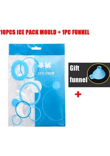 Şeffaf 10 Adet 10 Adet Tek Kullanımlık Buz Yapma Çantaları Kendinden Sızdırmaz Buz Küpü Tepsi Kalıp Ev Mutfak Alet Yaz Daha Hızlı Donma Dıy Içme Aracı (Yurt Dışından)