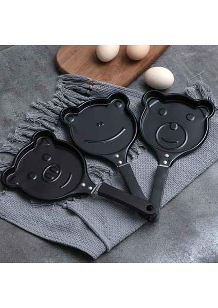 Pentagram Dayanıklı Hafif Kahvaltı Kızartma Tavası Pp Kolu Pişirme El Dıy Yaratıcı Ayı Şekli Kahvaltı Omlet Yumurta Kalıp (Yurt Dışından)