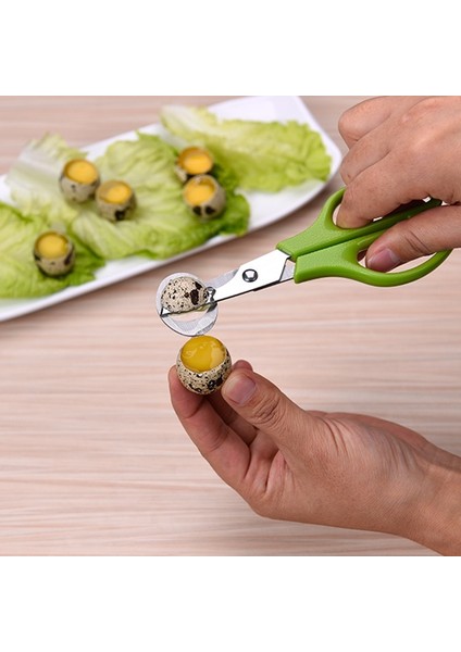 1 Adet Yumurta Makas Paslanmaz Çelik Bıldırcın Yumurtası Makas Açacağı Çiğ Yumurta Açık Bıçak Kesme Makinesi Yaratıcı Alet Takımı Mutfak Aksesuarları Için (Yurt Dışından)