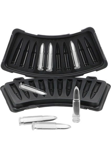 1 Adet Buz Yapım Makinesi Dıy Yaratıcı Silikon Tabanca Mermi Kafatası Şekli Tepsi Kalıp Ev Bar Partycool Viski Dondurma Bar Aracı Top Kalıbı Icetray (Yurt Dışından)