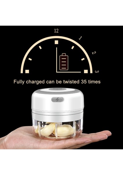 Pembe 250ML 100/250ML Elektrikli Sarımsak Presi Mini Gıda Kırıcı Sebze Kesicisi Mutfak Için Biber Et Sarımsak Kıyıcı Mutfak Alet Aracı (Yurt Dışından)