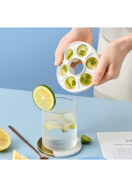 Turuncu 3 Adet 6 Izgaralar Plastik Buz Küpü Tepsi Kalıpları Çörek Şekli Buz Küpü Makinesi Meyve Popsicle Dondurma Kalıp Şarap Barı Içme R (Yurt Dışından) modelleri