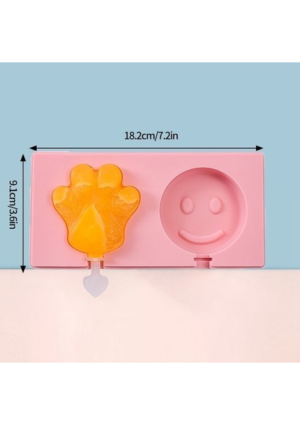 Tip B Silikon Popsicles Kalıpları Yaratıcı Popsicle Kalıp Tepsisi Sopa ile Dıy Yeniden Kullanılabilir Dondurma Kalıpları Kapaklı Tatlı Mutfak Gadget (Yurt Dışından) fiyatları