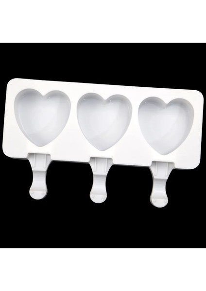 3 Kavite Aşk Kedi Pençesi Dondurma Kalıp Gıda Sınıfı Silikon Kalp Şeklinde Dıy Çikolata Pişirme Puding Kalıp Mutfak Aksesuarları (Yurt Dışından) modelleri