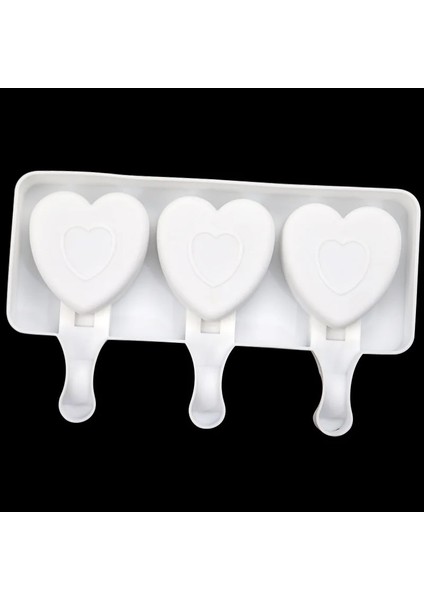 3 Kavite Aşk Kedi Pençesi Dondurma Kalıp Gıda Sınıfı Silikon Kalp Şeklinde Dıy Çikolata Pişirme Puding Kalıp Mutfak Aksesuarları (Yurt Dışından) fırsatları