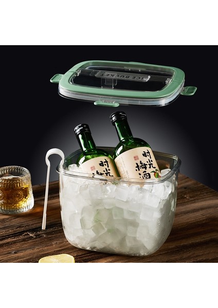 Taşınabilir Buz Küpü Kalıp Buz Kutusu Ev Silikon Buz Bölmesi Şeffaf Buz Küpü Tanrılar Buz Saklama Kutusu Netflix Yaratıcı Buz Kalıbı (Yurt Dışından) modelleri