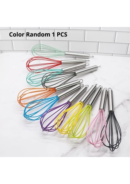 1 Adet 3 Adet Manuel Yumurta Çırpıcı Paslanmaz Çelik Silikon Balon Çırpma Krema Karıştırıcı Karıştırma Karıştırma Çırpma Balon Bobin Tarzı Yumurta Araçları (Yurt Dışından)