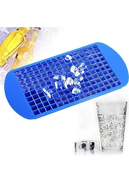 Şeffaf Silikon Buz Küpü 160 Kavite Buz Kalıp Mini Kare Buz Kalıbı Çevre Dostu Buz Kalıp Katlanabilir Viski Dondurma Soğuk Içecekler Araçları (Yurt Dışından) fiyatları