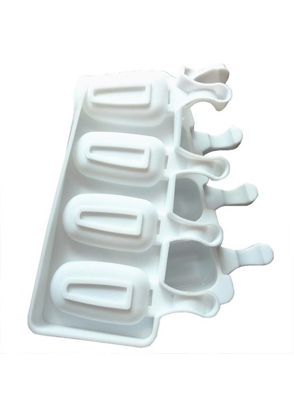 8 Delik 4/8 Delik Gıda Sınıfı Silikon Dondurma Kalıp Buz Pop Küp Popsicle Kalıp Sopalarla Tatlı Dıy Magnum Kek Kalıbı Dondurma Yapma Makinesi (Yurt Dışından)