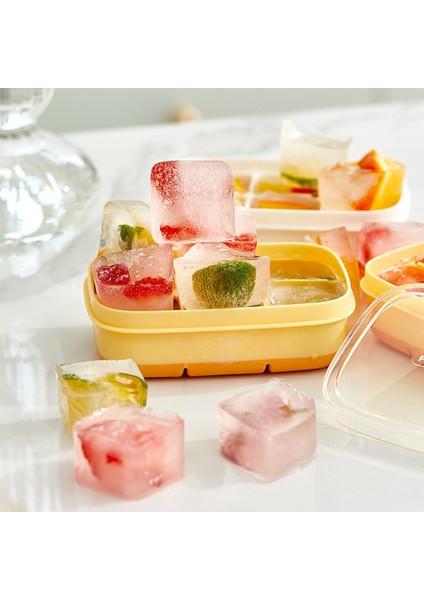 3 Adet Turuncu Mini Buz Küpü Tepsileri Yeniden Kullanılabilir Silikon Buz Küpü Kalıp Küçük Kare Buz Makinesi Çıkarılabilir Kapaklı Ev Alet Kek Kalıbı (Yurt Dışından) indirimleri