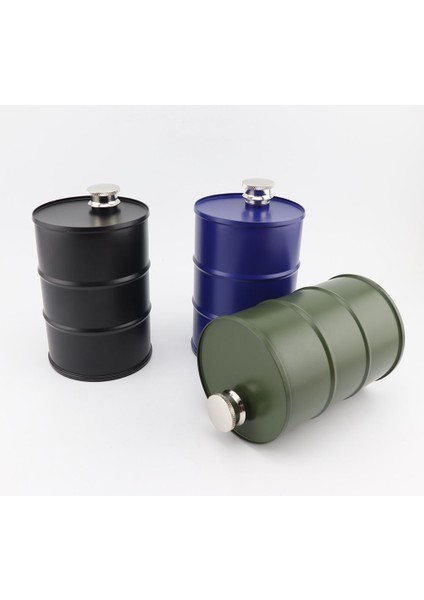 Siyah 25 Oz Cep Şişesi Votka Yağ Davulları Viski Flagon Şişesi 304 Paslanmaz Çelik Taşınabilir Açık Şarap Şişesi Yağ Varil Sürahi (Yurt Dışından) indirimleri