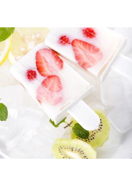 Beyaz Ev Dondurma Kalıp Seti Ev Yapımı Popsicles Şerbet Yapmak Eski Popsicle Dondurma Yapımı Bar Soğuk Içecek Modeli Aracı Buz Kalıp (Yurt Dışından) indirimleri