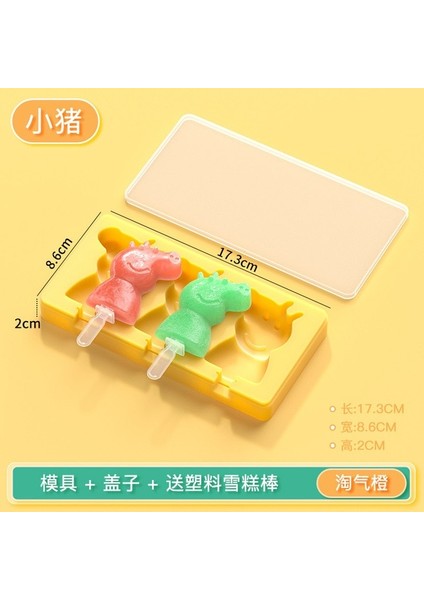 Piglet-Sarı Hayvan Dondurma Silikon Kalıp Popsicle Çikolata Kalıp Dıy El Yapımı Dondurma Kalıp Dıy Yaz Çocuk Dondurma Kalıp (Yurt Dışından) fiyatları