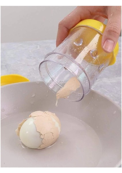 Sarı Yumurta Bölücüler Pişmiş Yumurta Bombardımanı Makinesi Elle Çalıştırılan Yumurta Kabuğu Soyma Yumurta Kabuğu Sökücü Ayırıcı Bombardımanı Mutfak Gadget'ı (Yurt Dışından) indirimleri
