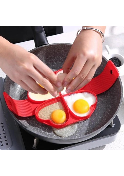 Jdq-Y2 Yumurta Gözleme Halkası Silikon Omlet Makinesi Yapışmaz Gözleme Makinesi Kalıpları Çeşitli Ev Pişirme ve Pişirme Araçları (Yurt Dışından) modelleri