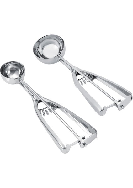 Gümüş 4 cm Paslanmaz Çelik Dondurma Kaşığı Metal Dondurma Kurabiye Kaşık Patates Püresi Kaşık Yapışmaz Dondurma Kazıcı Kavun Buz Makinesi (Yurt Dışından) fırsatları