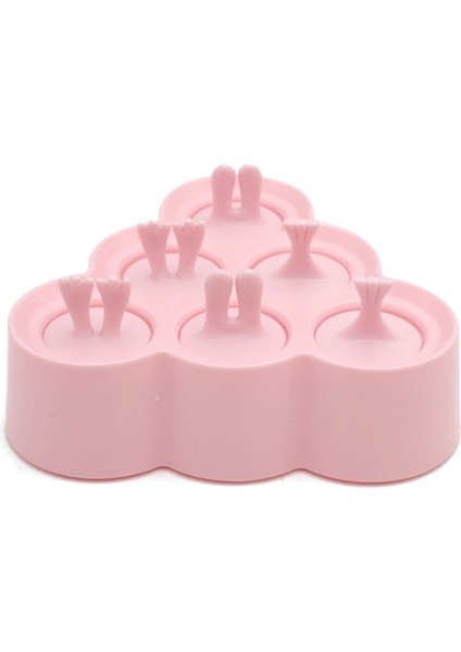 Pembe B Dondurma Silikon Kalıplar Buz Küpü Makinesi Popsicle Kapaklı Kalıplar Dıy Buz Kalıp Şeker Çubuğu Buz Pop Maker Kalıp Mutfak Aksesuarları (Yurt Dışından)