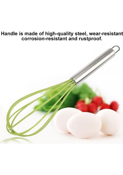 D Manuel Yumurta Çırpıcı Paslanmaz Çelik Silikon Balon Çırpma Krema Mikser Karıştırma Karıştırma Çırpma Balon Bobin Tarzı Yumurta Araçları (Yurt Dışından) fırsatları