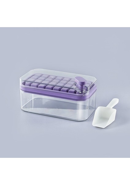 1 Ice Cube Tepsi Seti 2023 Silikon Buz Kalıbı ve Saklama Kutusu 2'si 1 Arada Ice Cube Tepsi Yapımı Kalıp Kutusu Maker Bar Mutfak Aksesuarları Mutfak Eşyaları Ev Aletleri (Yurt Dışından)