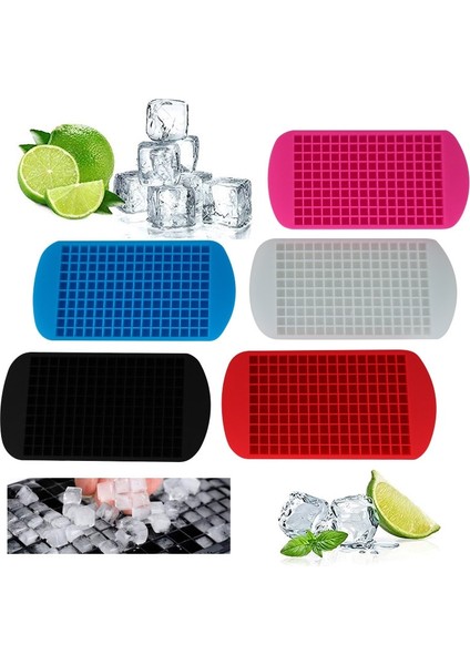 Beyaz 160 Izgara Mini Kare Buz Yapıcı Kalıp Buz Küpü Silikon Kalıp Silikon Buz Küpü Makinesi Katlanabilir Buz Küpü Tepsi Mutfak Popsicle Kalıp (Yurt Dışından) fırsatları