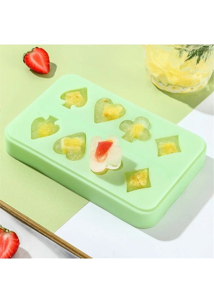 Yeşil Buz Yapma Kılıfı Yaz Gıda Sınıfı Yeniden Kullanılabilir Hızlı Dondurma Ev Mutfak Için Diy Aksesuarları Gıda Sınıfı Kalıp Silikon (Yurt Dışından) fırsatları