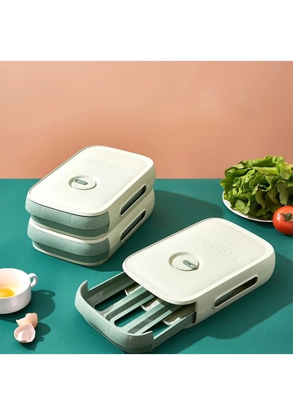 A2 Yumurta Saklama Kapları Çekmece Organizatör Kutusu Plastik Kapaklı Kutu Depolama Yumurta Buzdolabı Mutfak Düzenleyici Çekmece Yumurta Tepsisi (Yurt Dışından) indirimleri