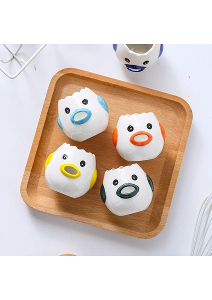 Sarı Yaratıcı Karikatür Tavuk Yumurta Sarısı Beyaz Ayırıcı Seramik Seramik Karikatür Civciv Yumurta Ayırıcı Yemek Pişirme Mutfak Gadget (Yurt Dışından) indirimleri