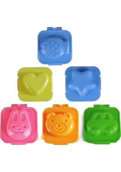 Balık ve Araba 1/2 Adet Haşlanmış Yumurta Kalıp Bento Maker Kesici Sevimli Karikatür 3D Yumurta Halkası Kalıp Dekorasyon Yumurta Aracı Pirinç Topu Kalıbı Mutfak Aksesuarları (Yurt Dışından) modelleri