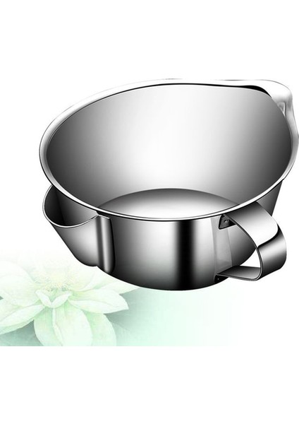 13X5.8 cm Ayırıcı Yağ Yağ Sos Gres Kase Sürahi Süzgeç Çorba Skimmer Fincan Filtre Mutfak Pot Dökücü Et Suyu Kaleci Çelik Paslanmaz (Yurt Dışından)