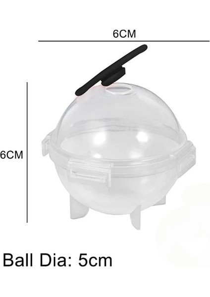 Siyah Top Buz Küpü Kalıp Dondurma Makinesi Plastik Buz Kalıp Viski Buz Tepsisi Bar Mutfak Alet Aksesuarları Dondurma Kalıp Buz Kalıbı (Yurt Dışından)
