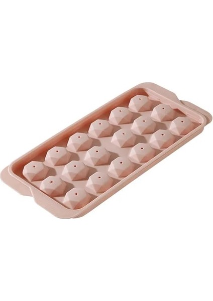 Pembe Eşkenar Dörtgen Plastik Kalıplar Buz Tepsisi 33 Izgara 3D Yuvarlak Ev Bar Parti Kullanımı Yuvarlak Top Küp Yapımcıları Mutfak Dıy Dondurma Kalıpları Cocina Küp Krem (Yurt Dışından)