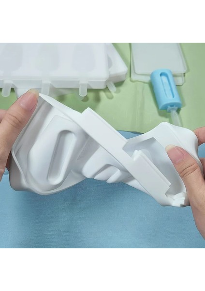 Shape-4 Silikon Kalıp Silikon Dondurma Kalıp Popsicle Kalıpları Dıy Dondurma Kalıp Buz Pop Maker Kalıp Buz Kalıbı (Yurt Dışından)