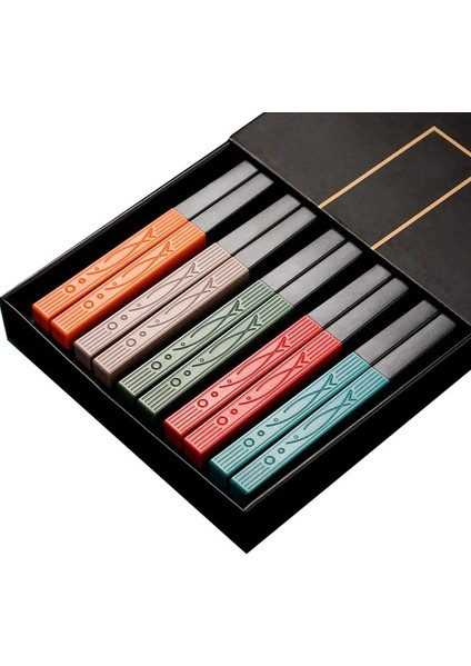 5 Çift Balık Büyük 5 Çift Pembe Gül Yemek Çubukları Japon Yemek Çubukları Bulaşık Makinesinde Yıkanabilen Yemek Çubukları Gıda Kaymaz Yemek Çubukları Kore Mutfak Malzemeleri (Yurt Dışından)