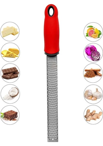 Gümüş Paslanmaz Limon Peynir Sebze Zester Rende Soyucu Dilimleme Mutfak Aracı Alet Meyve Sebze Doğrama Narenciye Limon Zester (Yurt Dışından) indirimleri