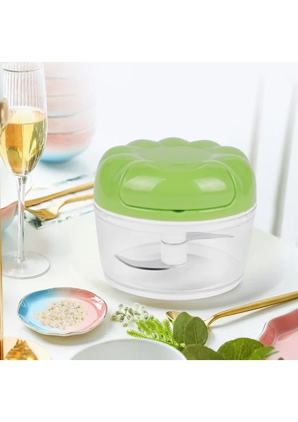 Yeşil Mini Sarımsak Çektirme Mutfak Aracı Kesme ve Presleme Sarımsak Ezici Manuel Ezici Ezme Sarımsak Makinesi (Yurt Dışından)