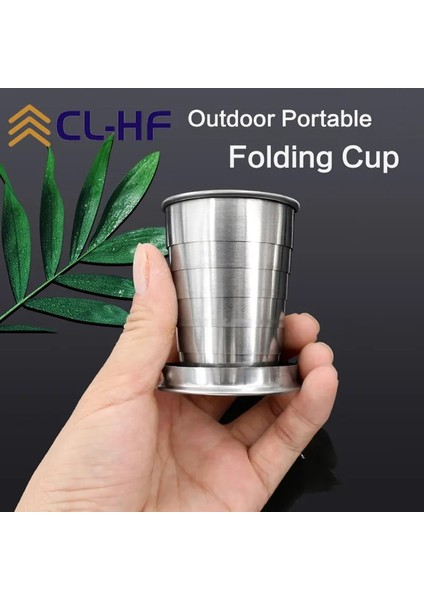 Fincan 75ML 75/140/250ML Yürüyüş Balıkçılık Seyahat Fincan Teleskopik Kupa Bira Kupa Katlanır Handcup Taşınabilir Doğa Sporları Kupa Katlanır Kapaklı Bardak (Yurt Dışından)