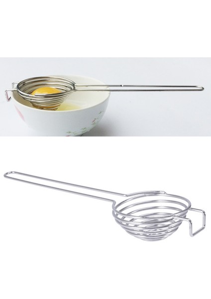 1 Adet Yeni Taşınabilir 1 Adet/2 Adet Spiral Paslanmaz Çelik Yumurta Beyazı Ayırıcı Yumurta Sarısı Sökücü Bölücü Uzun Saplı Mutfak Aracı (Yurt Dışından) fiyatları