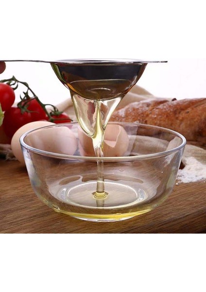 Kısa 13X7.5 cm Paslanmaz Çelik Yumurta Ayırıcı Bölücü Araçları Mutfak Yumurta Beyaz Ayırma Alet Pişirme Pişirme Ev Filtre Aracı Taşınabilir (Yurt Dışından) fırsatları