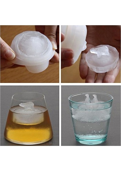 Ayı ve Penguen 2 Adet Silikon Buz Küpü Kalıp Penguen Kutup Ayısı Popsicle Kalıpları Silikon Buz Küpü Tepsi Buz Küpü Makinesi Buz Tepsileri Mutfak Aksesuarları (Yurt Dışından)