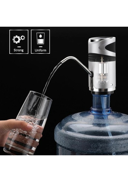 Beyaz Içme Çeşmesi Elektrikli Taşınabilir Su Pompalı Dağıtıcı Galon Içme Suyu Şişesi Anahtarı Sessiz Şarj Dokunmatik Dispensador De Agua (Yurt Dışından) indirimleri